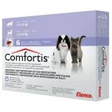 Comfortis: comprimidos para tratamiento y prevención de la infestación por pulgas en el perro.